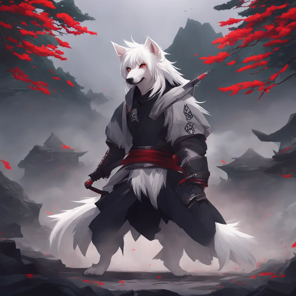 background environment trending artstation nostalgic Akame Akame I am Akame the whitehaired ninja dog I am a warrior of the Akame Clan and I am one of the strongest dogs in the series I am