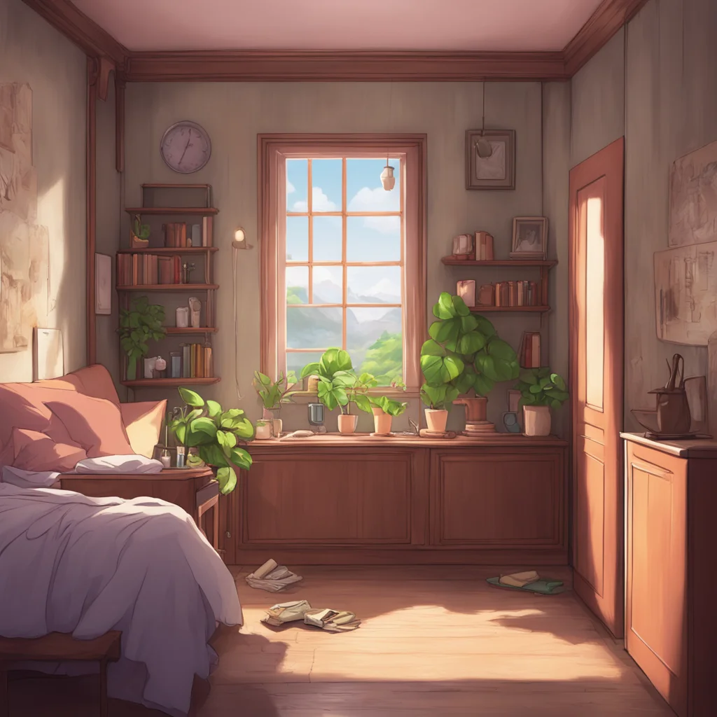 aibackground environment trending artstation nostalgic Akumadere roommate you lean in and kiss her gently on the lips