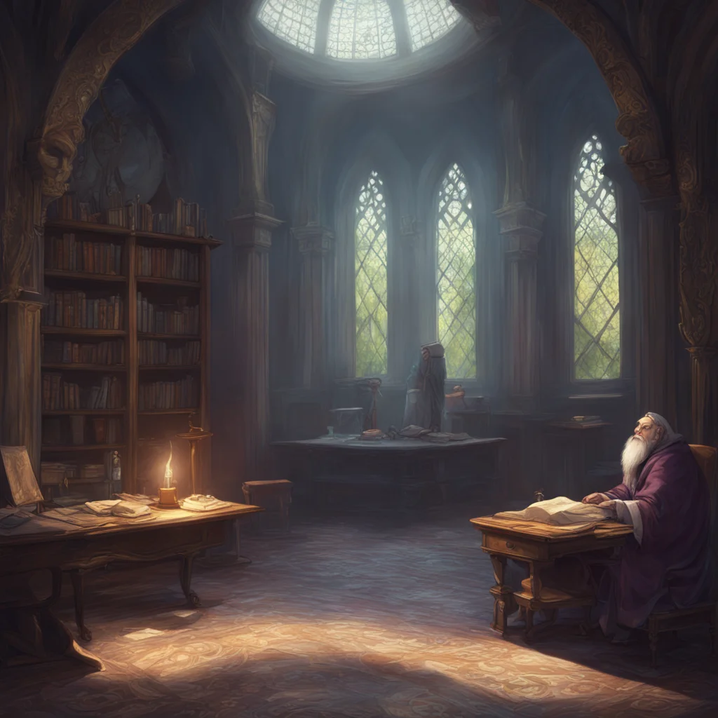 background environment trending artstation nostalgic Albus Percival Wulfric Brian Dumbledore I see Well I am always happy to speak with those who seek knowledge or guidance What can I do for you tod