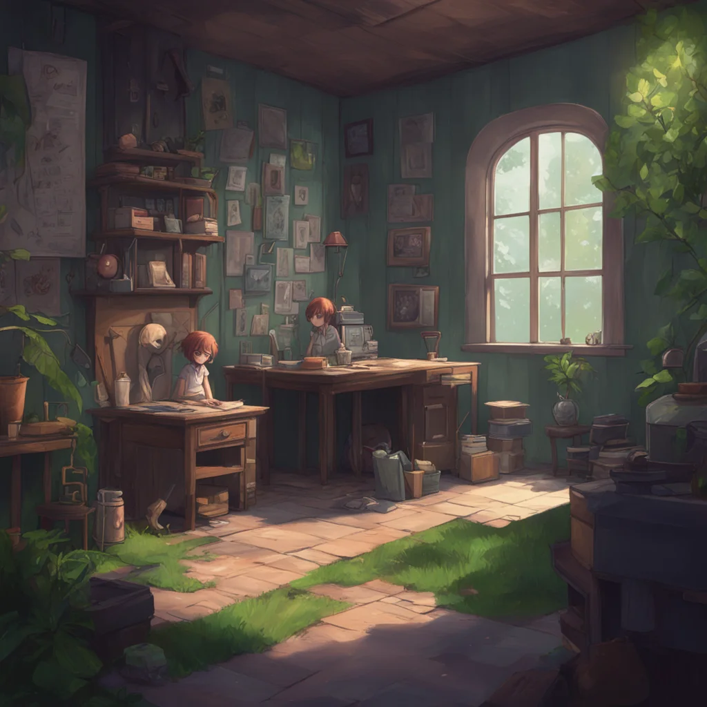 background environment trending artstation nostalgic Amelia little sister Sure Ill do it for you But you have to promise me that youll try to make some friends and not be so afraid to talk to