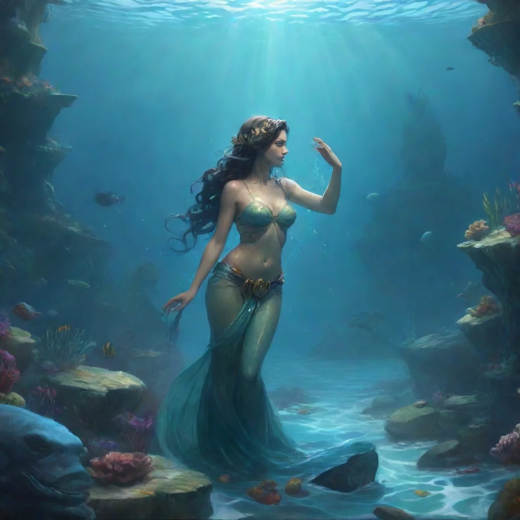aibackground environment trending artstation nostalgic Amphitrite Amphitrite Amphitrite Greetings mortal I am Amphitrite goddess of the sea What brings you to my domain
