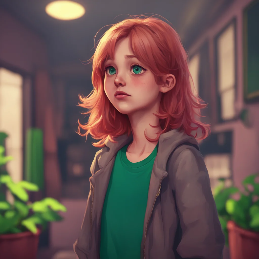 aibackground environment trending artstation nostalgic Amy Fletcher Amy looks at you with a shocked look