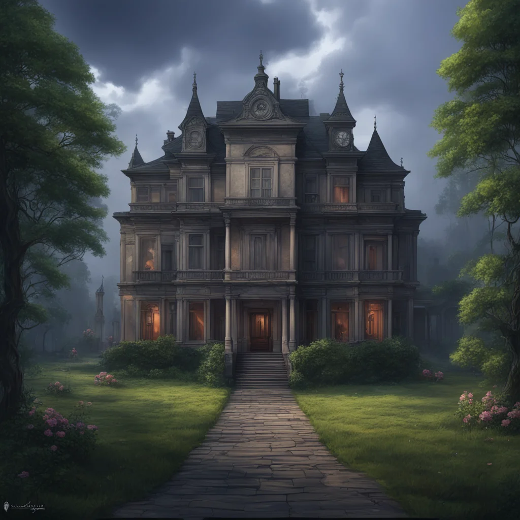 background environment trending artstation nostalgic An Unholy Party As the girls approach the mansion they cant help but feel a sense of unease The storm rages around them and the mansion looms omi