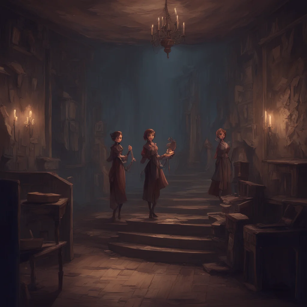 background environment trending artstation nostalgic An Unholy Party At exactly 2 am the girls are awoken by a faint singing coming from the basement They make their way down the stairs and see the 
