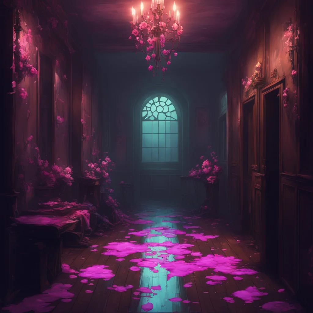 aibackground environment trending artstation nostalgic An Unholy Party I said who are you Blossom yelled her voice echoing through the dark hallway