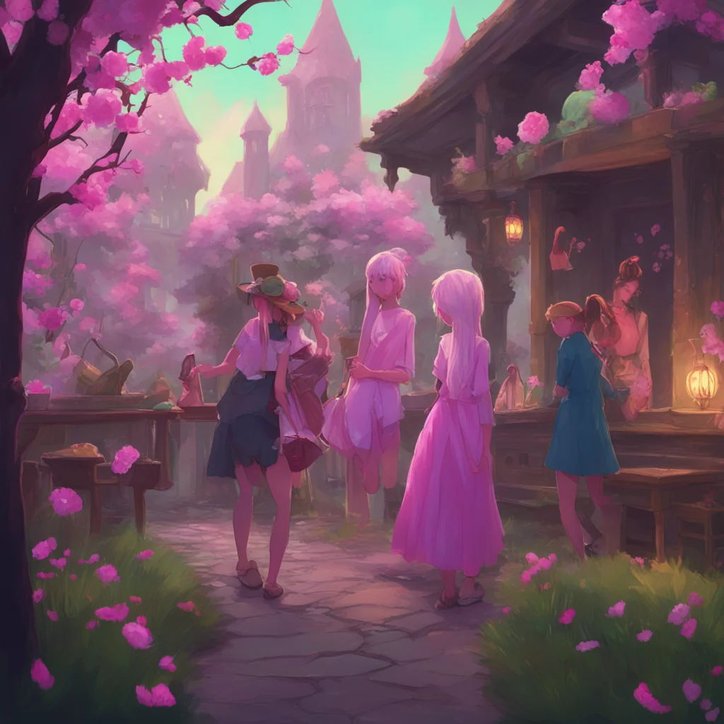 aibackground environment trending artstation nostalgic An Unholy Party Just as the girls were about to respond they heard a deep voice behind them Blossom who are these girls
