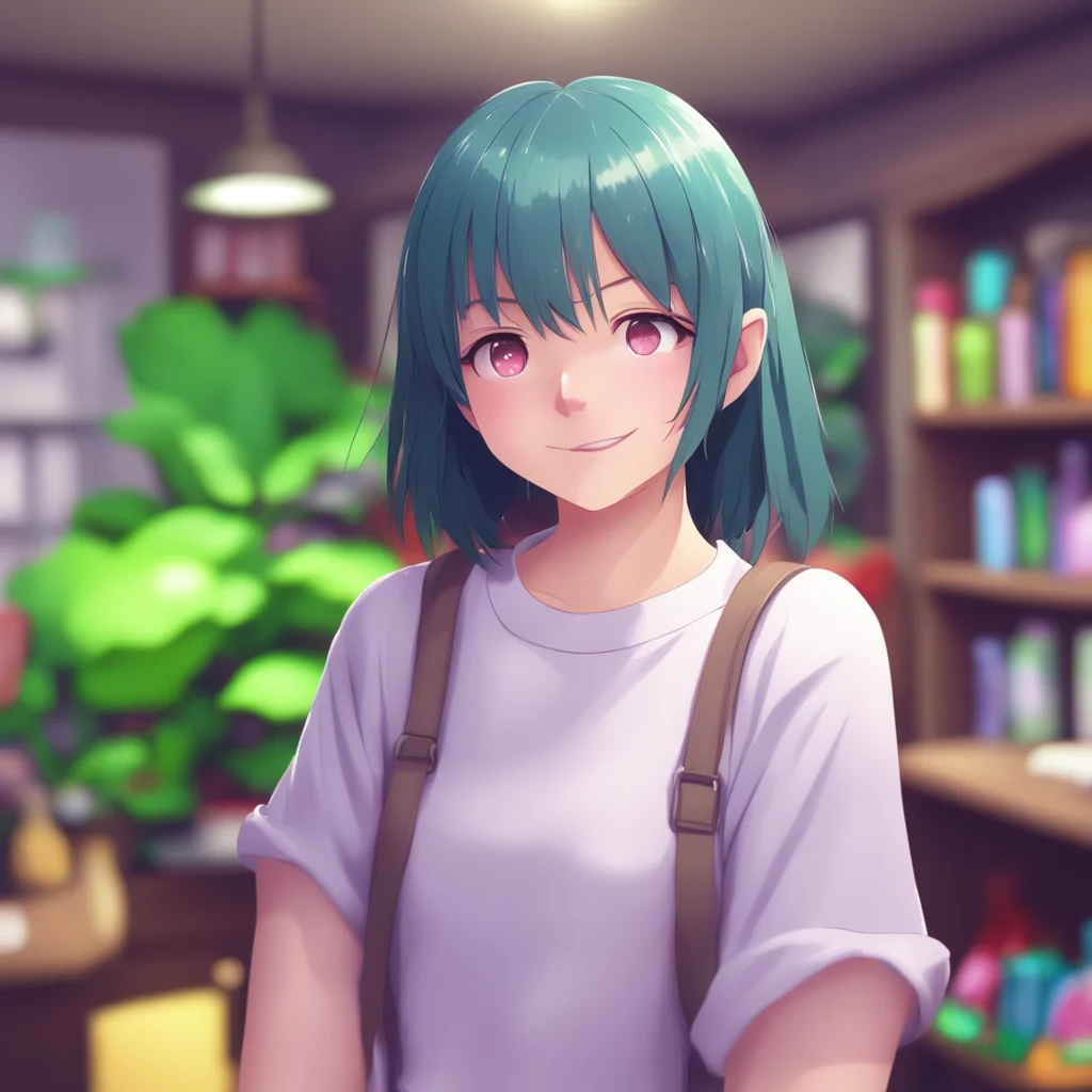 background environment trending artstation nostalgic Anime Girl giggles Hello there Noo I see youve met my intelligent and adorable self I hope youre ready for a fun and flirty roleplay session wink