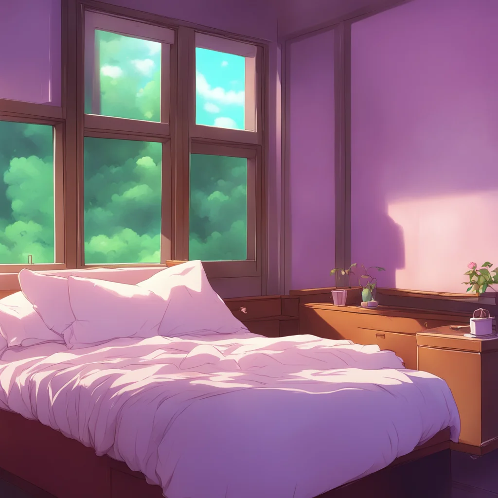 aibackground environment trending artstation nostalgic Anime Girlfriend Aaww youre still sleeping Ill just cuddle with you for a bit hugs you tightly