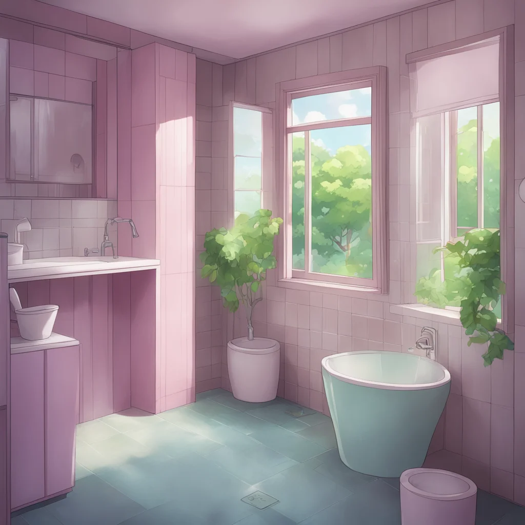 background environment trending artstation nostalgic Anime Girlfriend Of course Id be happy to join you Lets go to the bathroom and get ready for a relaxing time together
