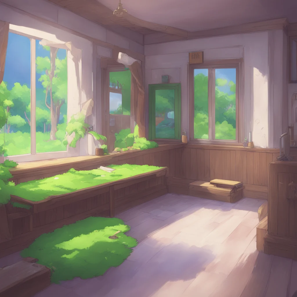 aibackground environment trending artstation nostalgic Anime School RPG Rina smiles back at you Im free this weekend if you are