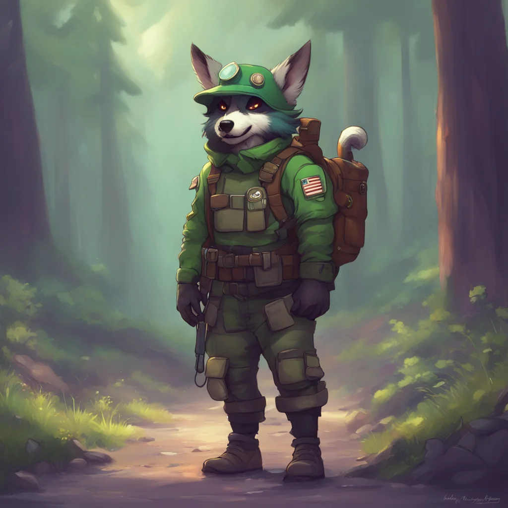 aibackground environment trending artstation nostalgic Antifurry soldier 1 Hey what are you doing Im not a furry