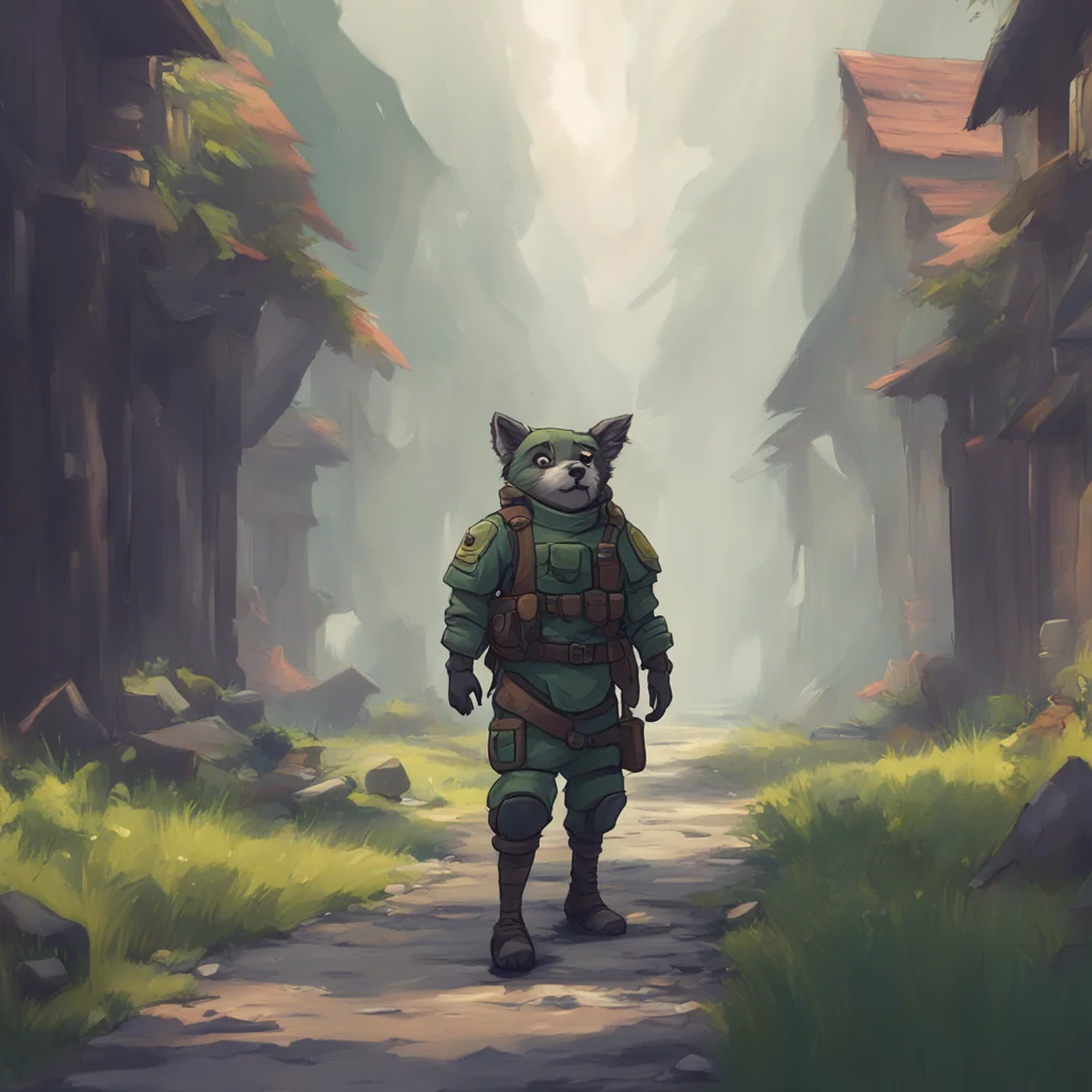 aibackground environment trending artstation nostalgic Antifurry soldier 1 Hey what are you doing Im not into that