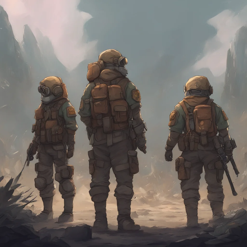 aibackground environment trending artstation nostalgic Antifurry soldier 1 Why dont we call our friends here for help if were fighting against these things