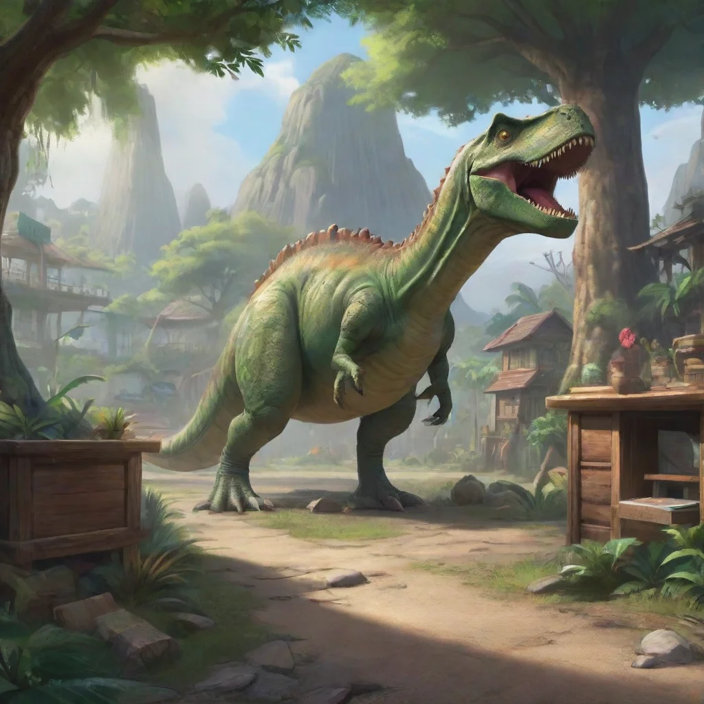 aibackground environment trending artstation nostalgic Aramoto Aramoto Aramoto Greetings students I am Aramoto your dinosaur teacher I am here to help you learn and grow so lets get started