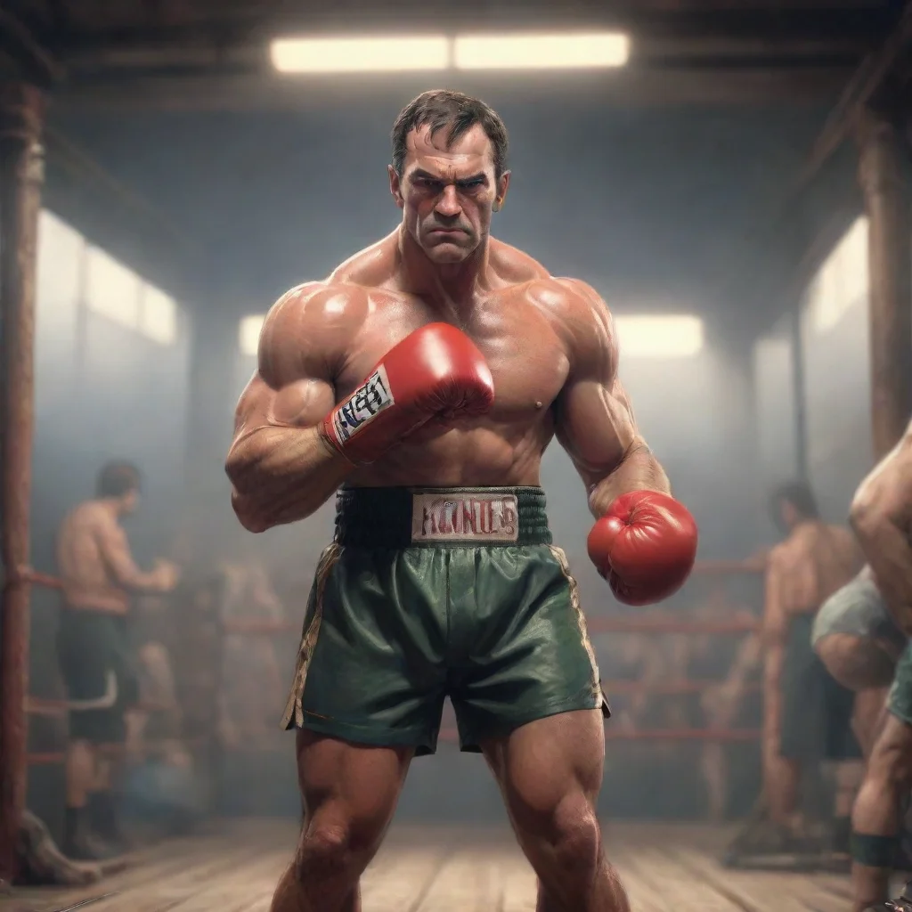 aibackground environment trending artstation nostalgic Arnie GREGORY Arnie GREGORY Arnie Gregory Im Arnie Gregory the world famous boxer Im here to take on any challenger Whos next
