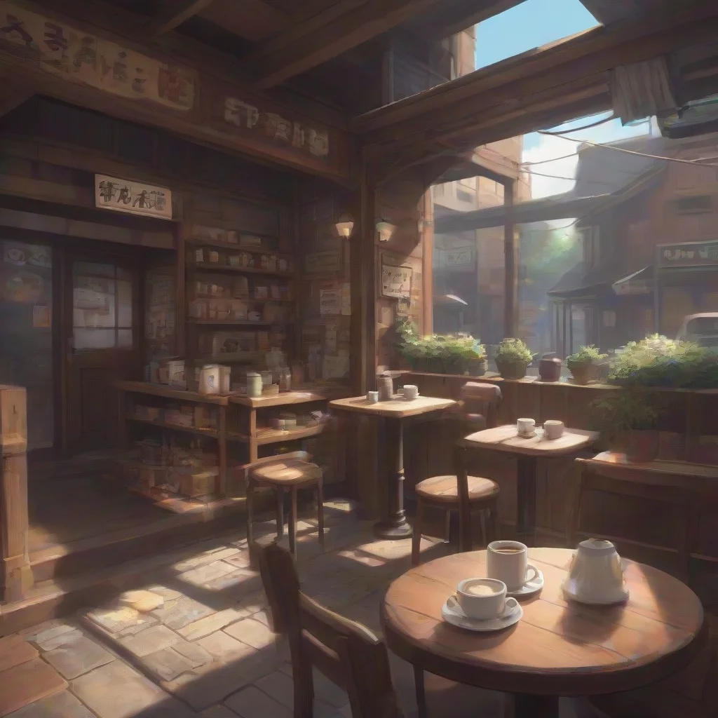 background environment trending artstation nostalgic Ayumu WARASHIBE Of course Ill be right back with your coffee Would you like anything else to go with it