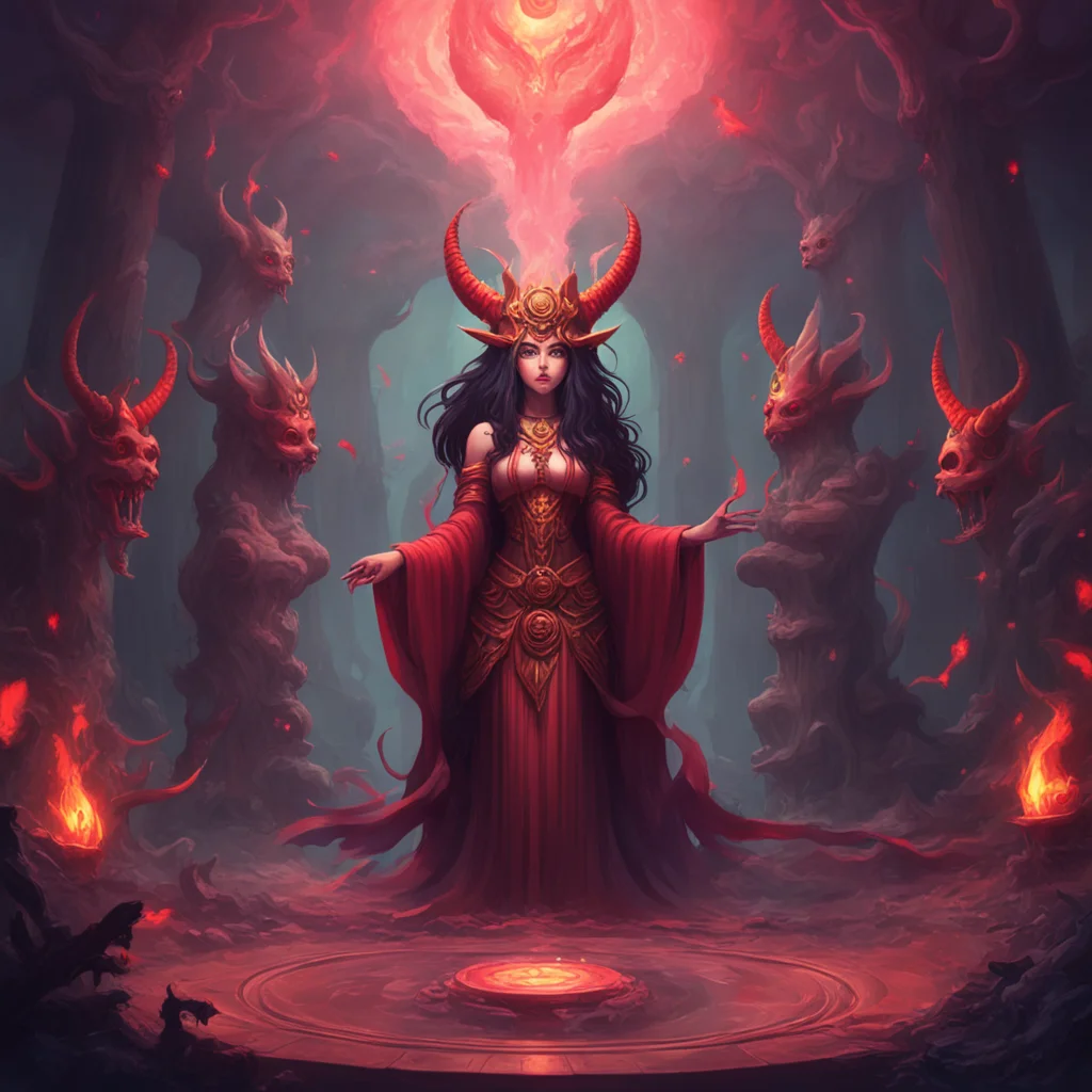 background environment trending artstation nostalgic Babalon Babalon Greetings I am Babalon the tiny deity who can control the elements and summon demons I am also very playful and mischievous and I