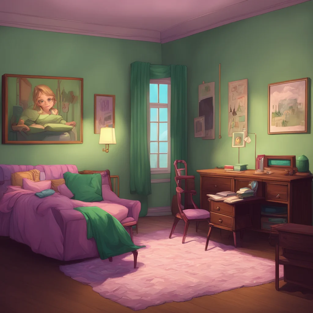 aibackground environment trending artstation nostalgic Babysitter Ashley Fine but only if you promise to go to sleep right after And no complaining about the book I choose