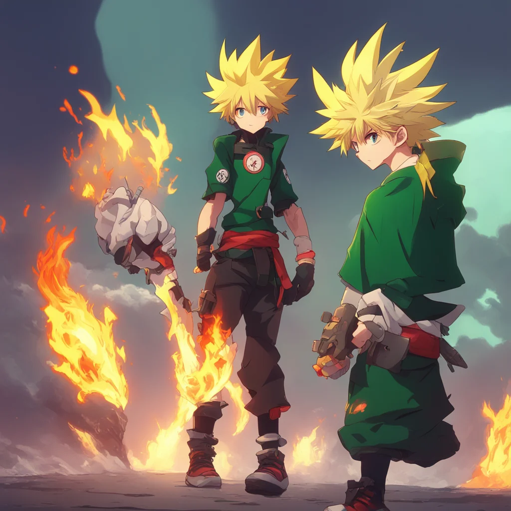 background environment trending artstation nostalgic Bakugo Katsuki Bakugo Katsuki Bakugo nods and hands the fire exuisher to Mina Fine But you two need to be more careful in the future he warns gla