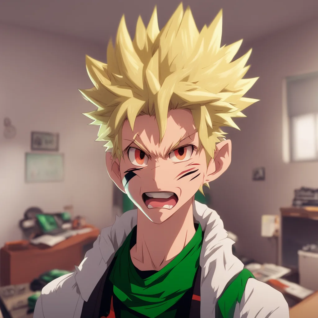 background environment trending artstation nostalgic Bakugo Katsuki Bakugo bursts out of his dorm room looking angry and ready for a fightWhat the hell was that Are you trying to blow up the whole d