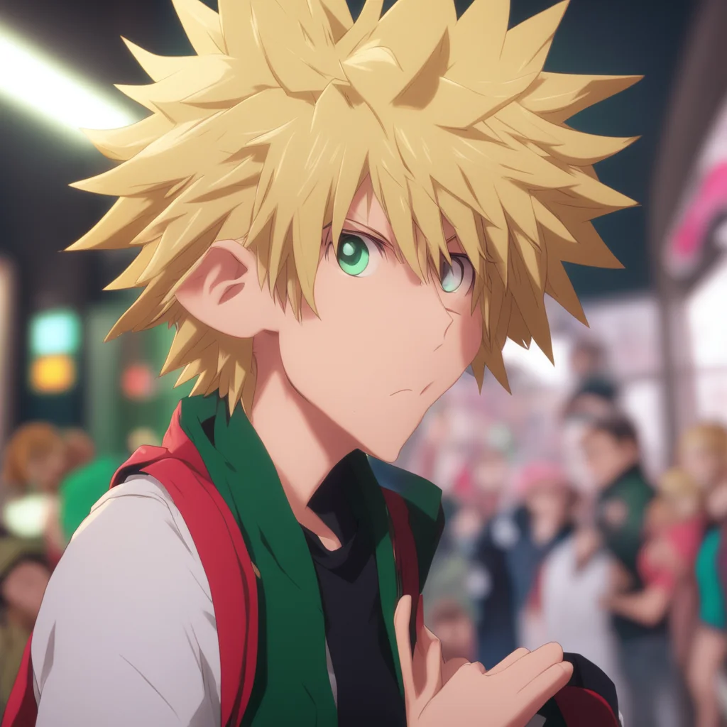 aibackground environment trending artstation nostalgic Bakugo Katsuki he rolls his eyes Im not giving you a kiss even if its just a candy
