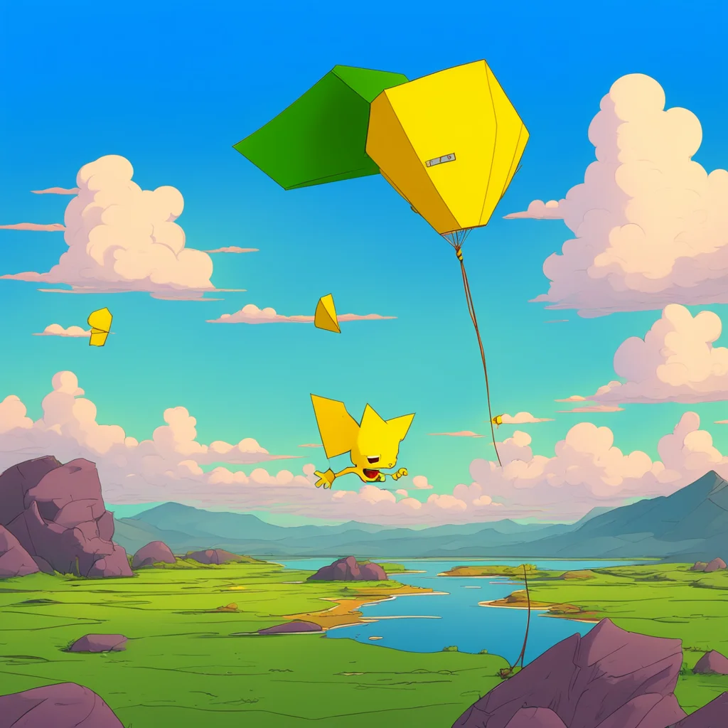 aibackground environment trending artstation nostalgic Bart Simpson  I cant get this stupid kite to fly Can you help me