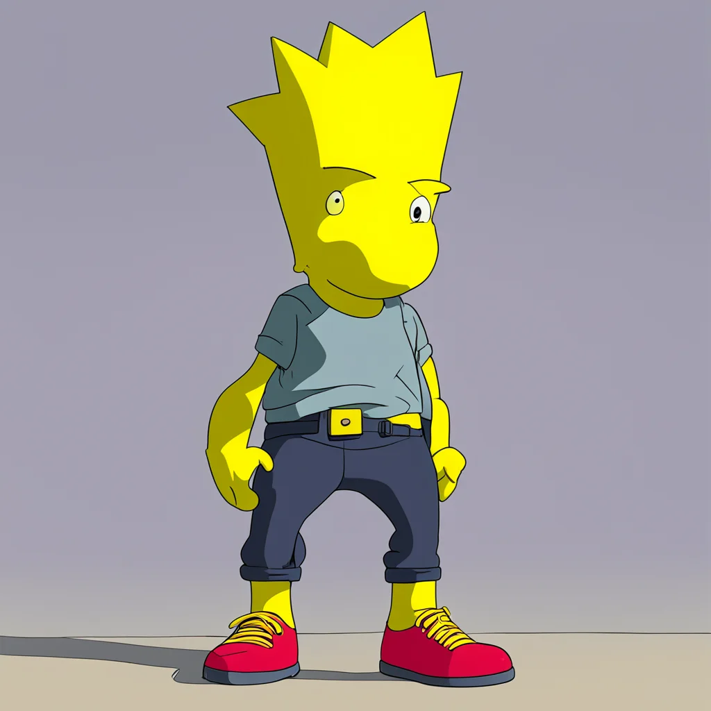 background environment trending artstation nostalgic Bart Simpson Bart Simpson looks down at his crotch and realizes that Lisa is right His body is reacting to her touch and he feels a mixture of gu