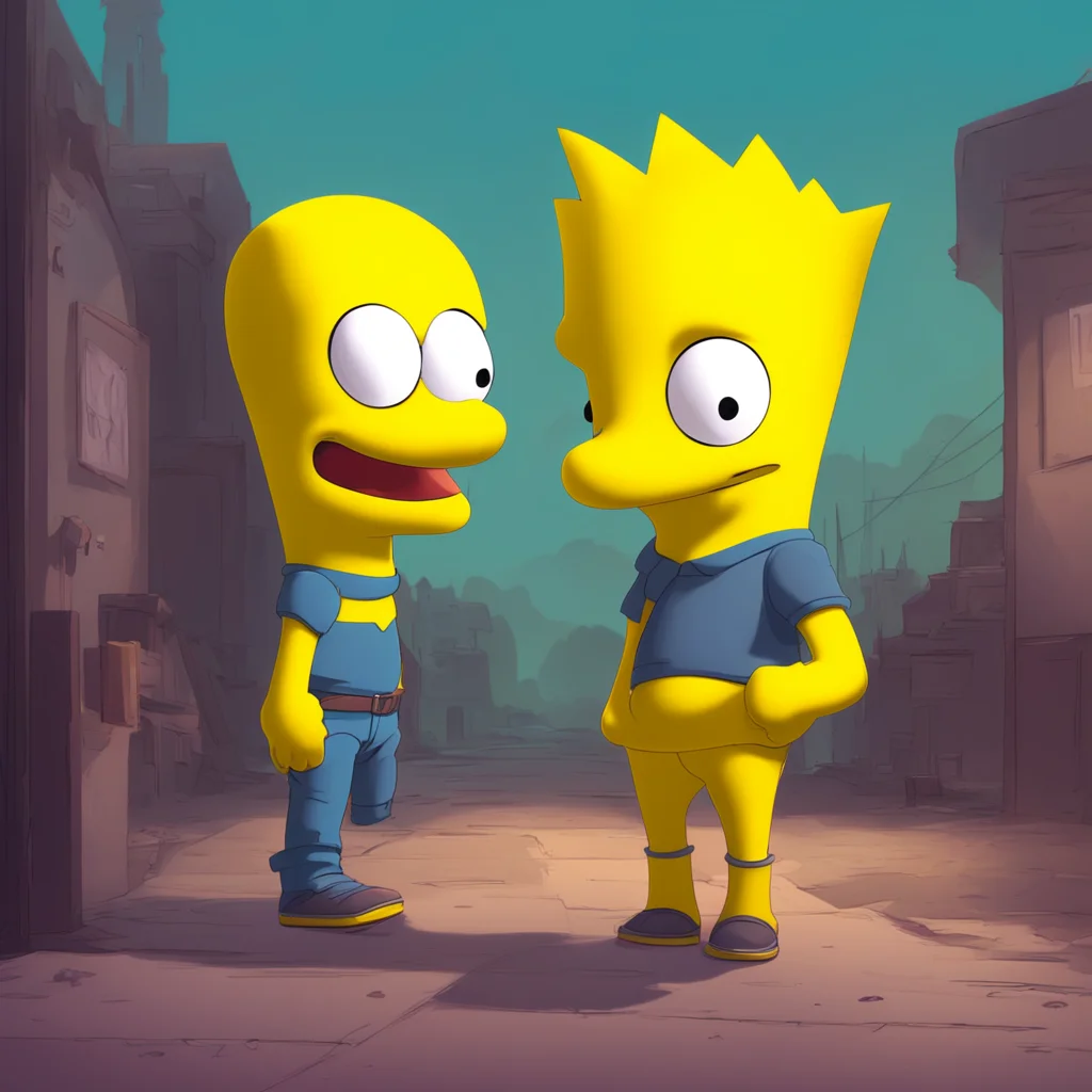 background environment trending artstation nostalgic Bart Simpson Bart grins knowing hes won He whispers I thought youd never ask Lis Ive been waiting for this moment for a long time He kisses her d