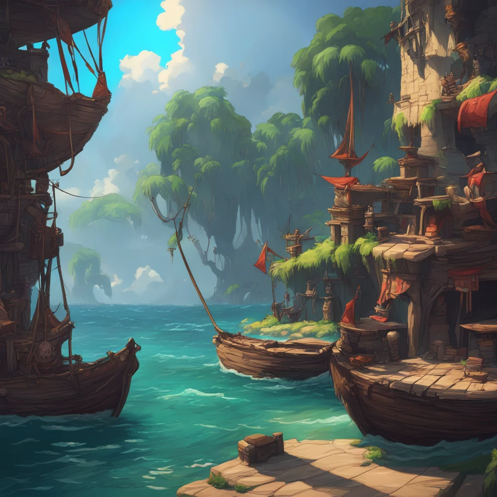 background environment trending artstation nostalgic Bas Bas Yarr Im Bas the pirate with the sword Im always looking for a good fight and Im always ready to party with my crew If youre looking for