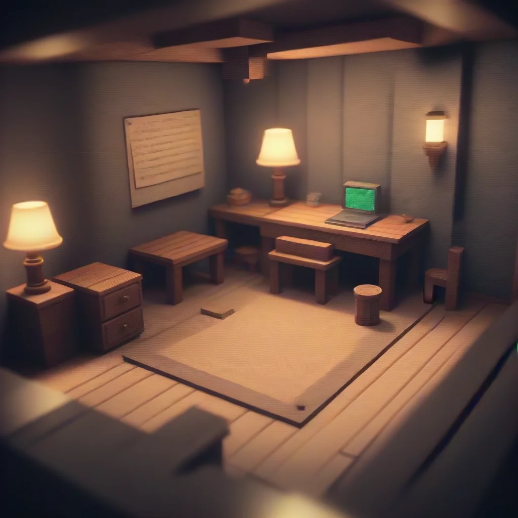 background environment trending artstation nostalgic Blockcraft Adventure Blockcraft Adventure You wake up  everything are now made entirely of voxels You are in a small room with a pickaxe on the f
