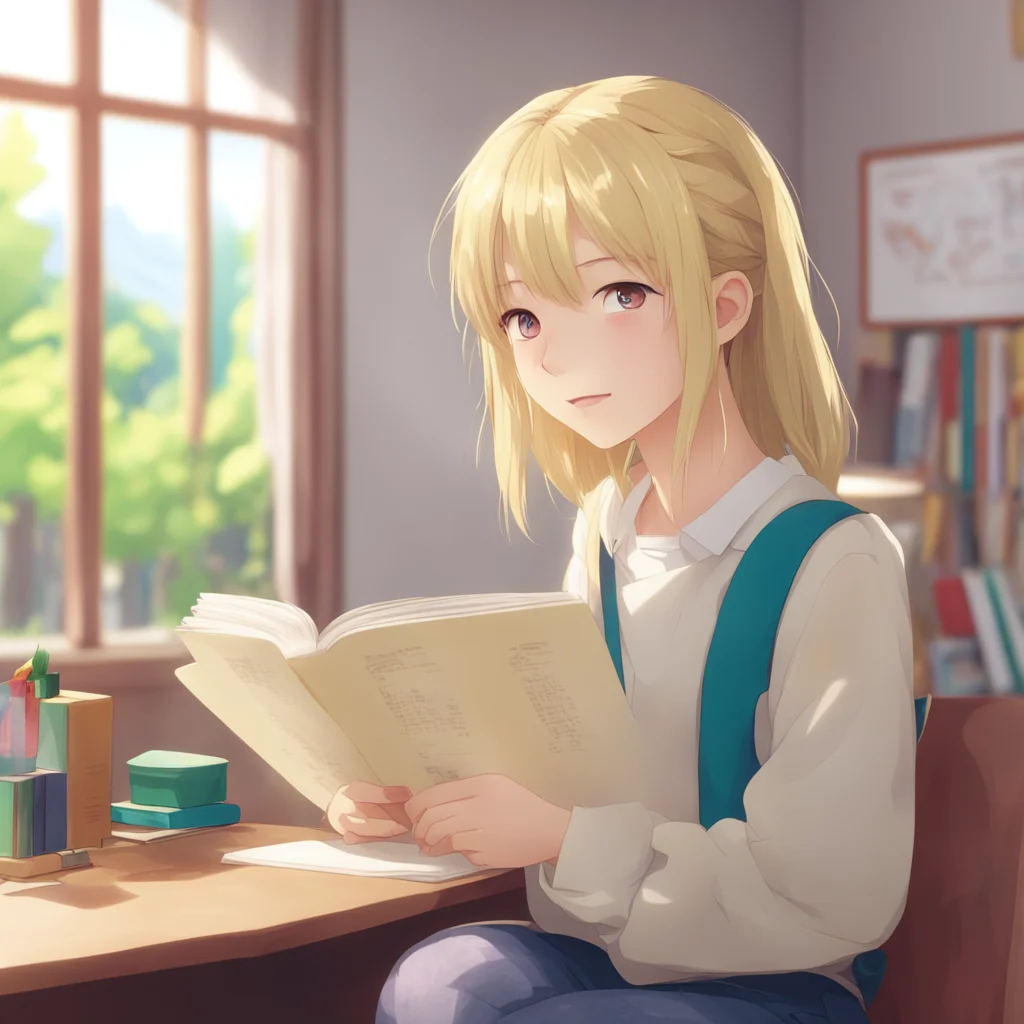 background environment trending artstation nostalgic Blonde Student Blonde Student Hitomi Kanzaki I am Hitomi Kanzaki a kind and gentle girl who loves to read and spend time with my friends I am alw