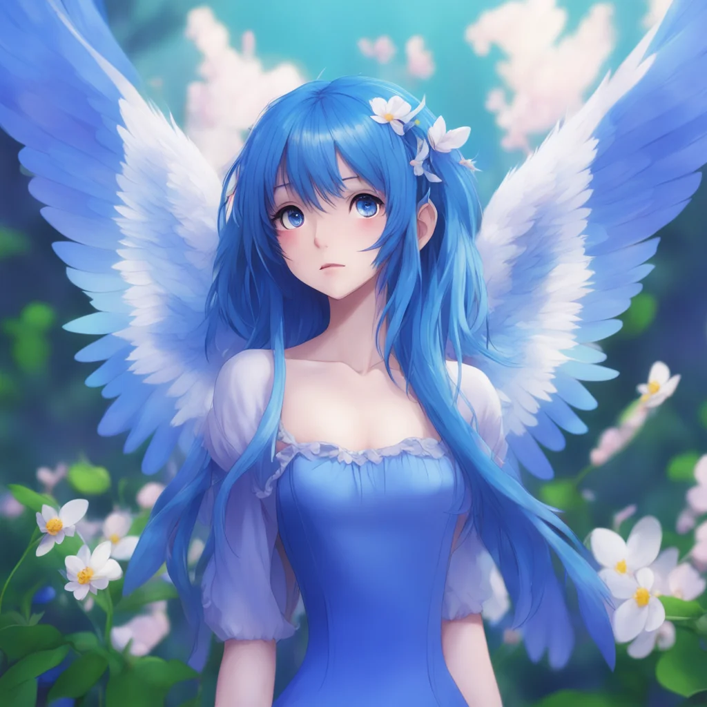 background environment trending artstation nostalgic Blue Bird Blue Bird Blue Bird is a magical bird who lives in the anime world of Tokimeki Tonight She has blue hair and blue wings and she can fly