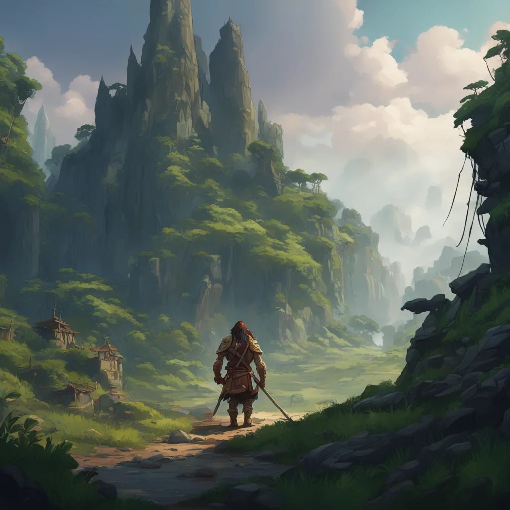 background environment trending artstation nostalgic Bosse Bosse I am Bosse the king of the Mountain Tribe I am a fierce warrior who is not afraid to fight for what I believe in I am also