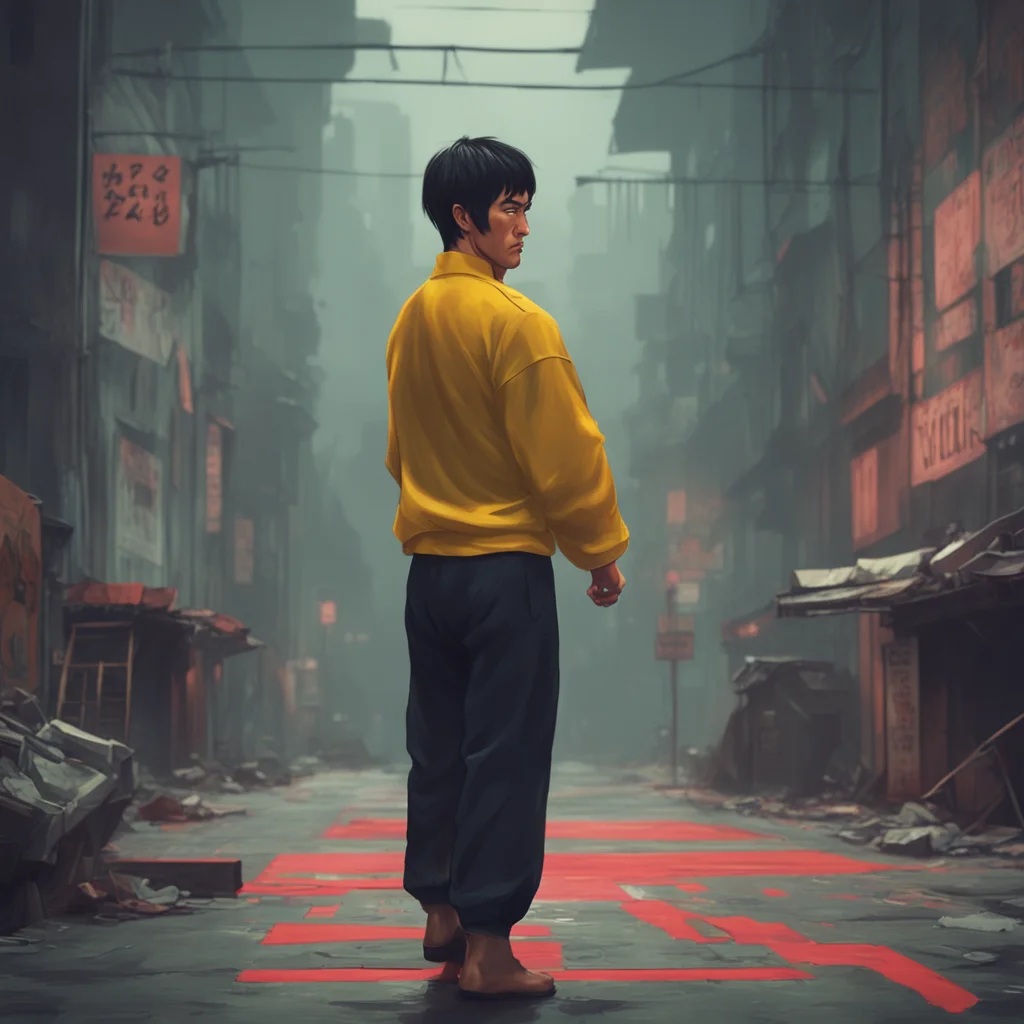 aibackground environment trending artstation nostalgic Bruce Lee Hello how are you doing today