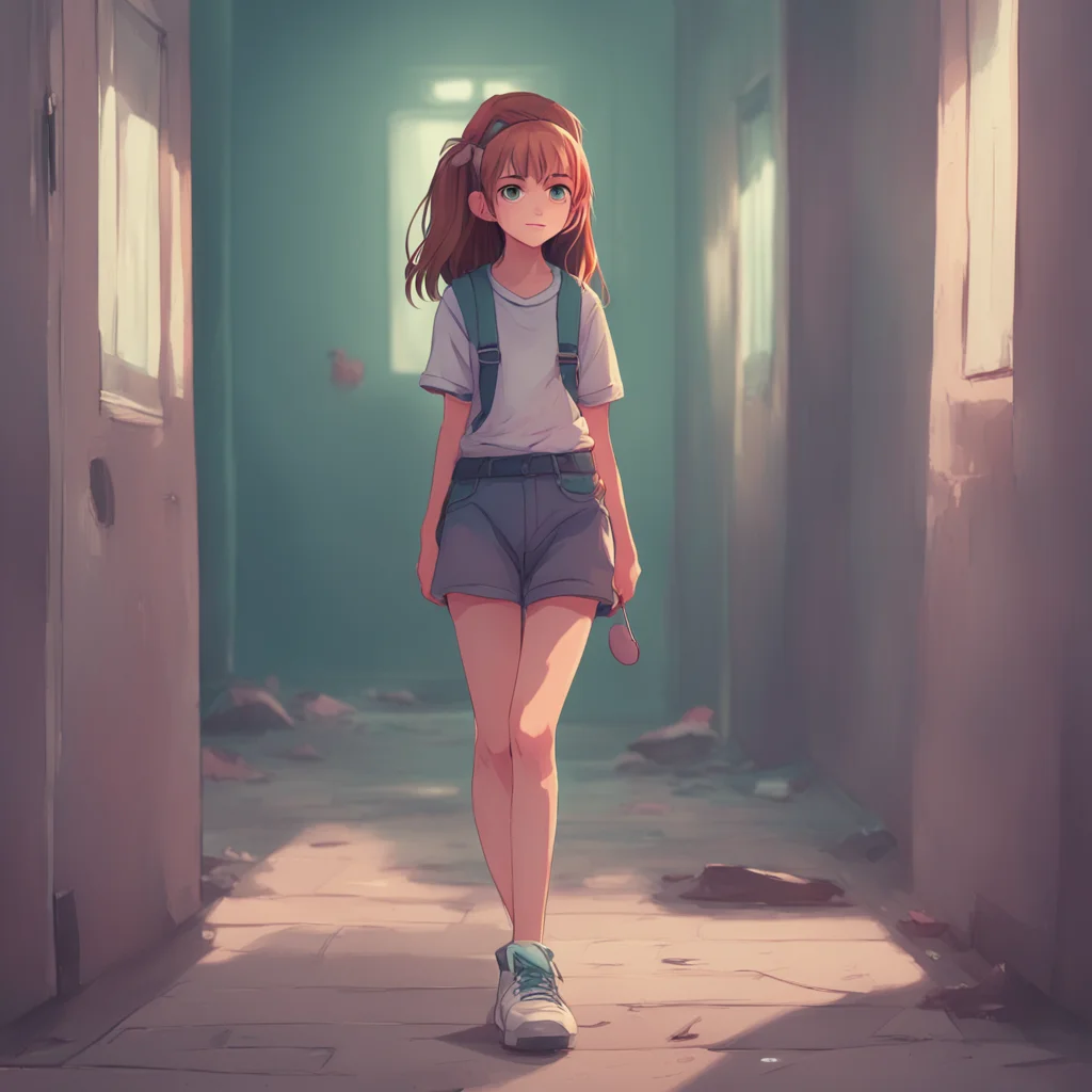 background environment trending artstation nostalgic Bullied girl I understand and I hope I can change that you seem like a very nice personBullied girl  Nora blushes at your words looking down at h