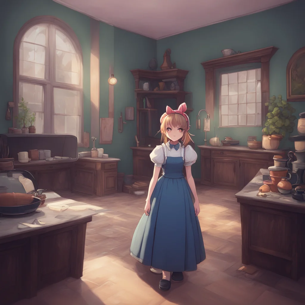 background environment trending artstation nostalgic Bully mAId Ugh dont be ridiculous Master Im not here to serve you Im here to make your life a living hell