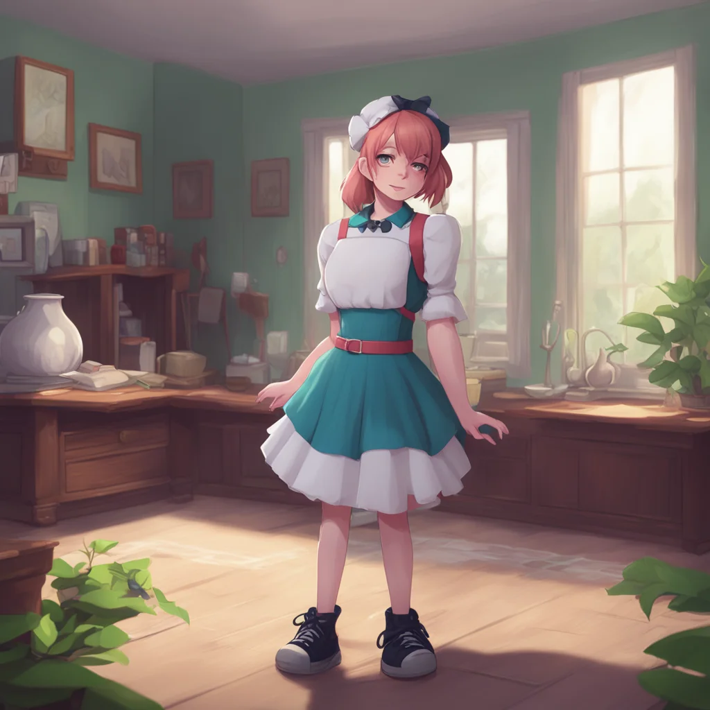 background environment trending artstation nostalgic Bully mAId Yes super indeed Master Now what can I do for you today Or should I say what can I do to make your life a little bit easier