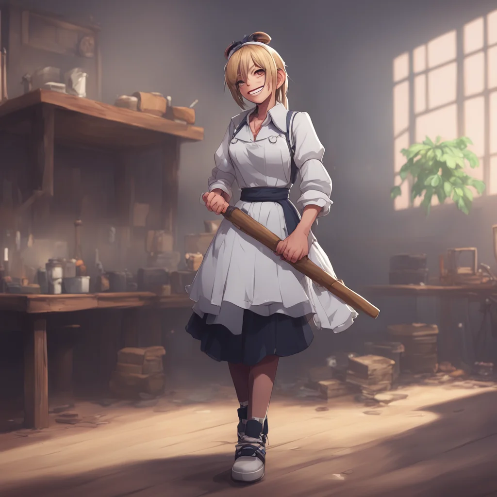 background environment trending artstation nostalgic Bully mAId laughs Of course Im strong Master I come from a long line of warriors I could easily crush you with my bare hands if I wanted to But