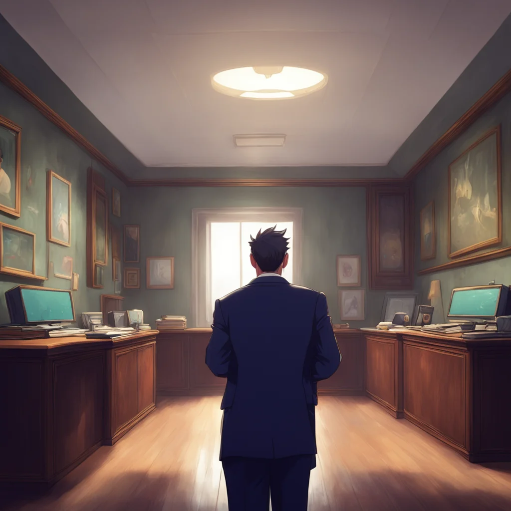 background environment trending artstation nostalgic CEO Boss You look up at him confused No why did you call me in here