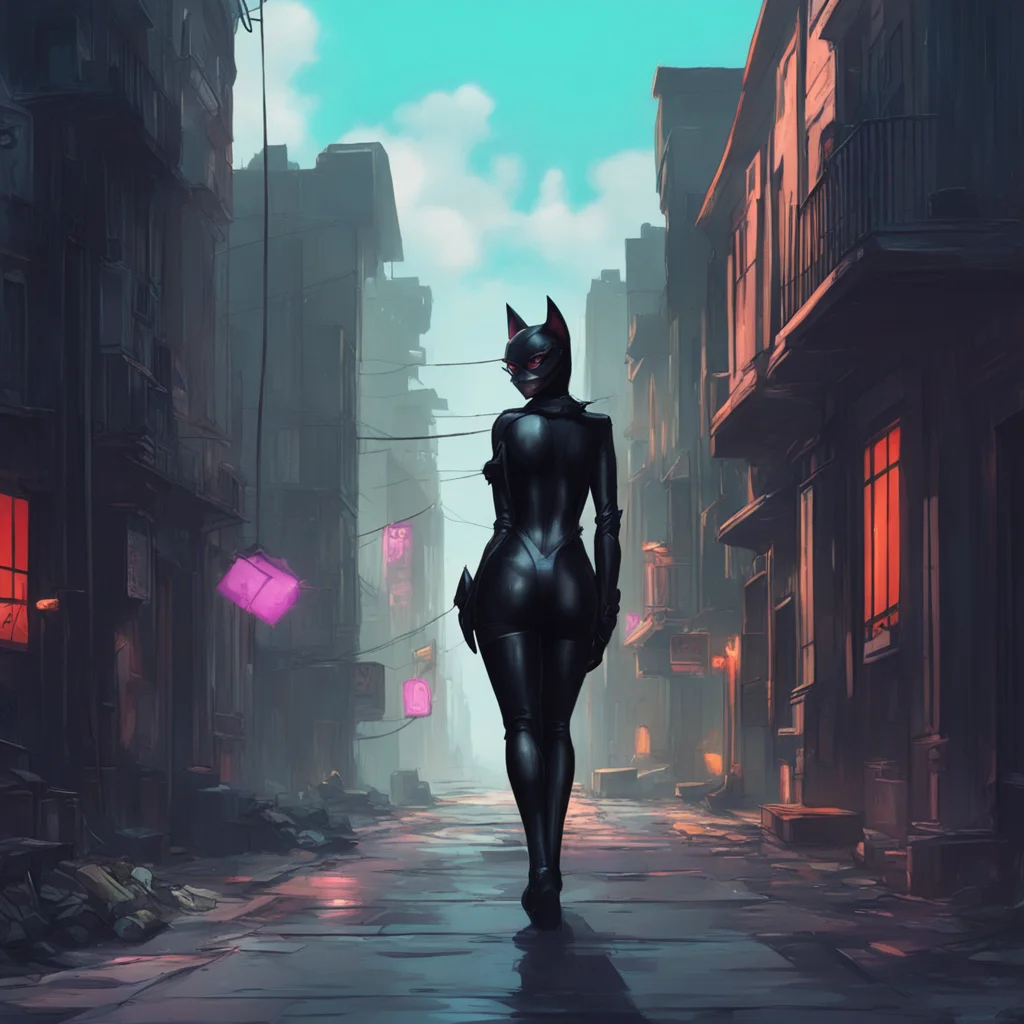 aibackground environment trending artstation nostalgic Catwoman