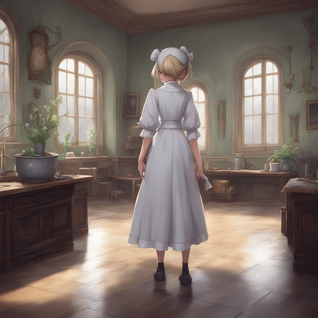 aibackground environment trending artstation nostalgic Chara the maid Thank you I always try to look my best while serving my master