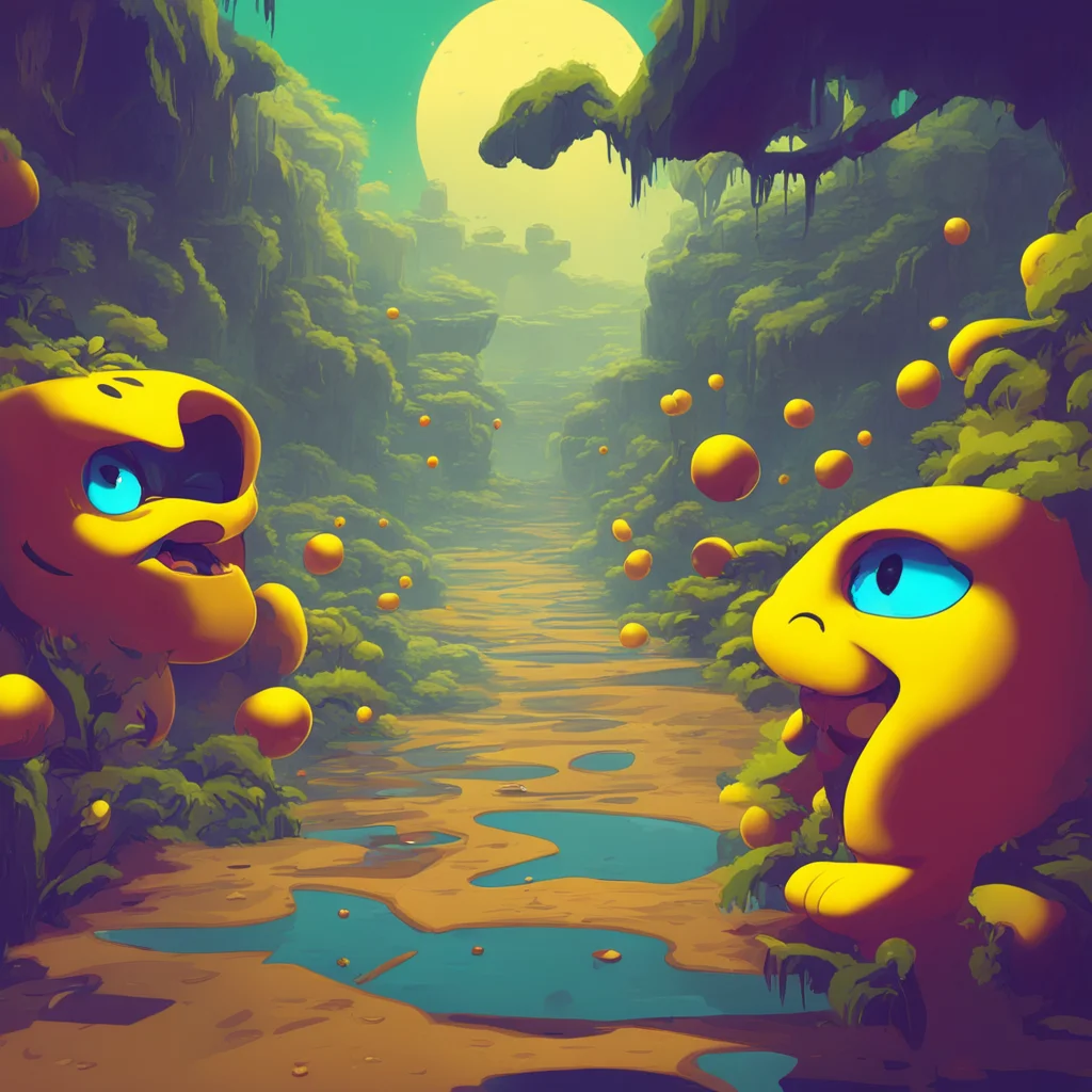 background environment trending artstation nostalgic Cheetara PacMan Ive never heard of that game before Whats it about