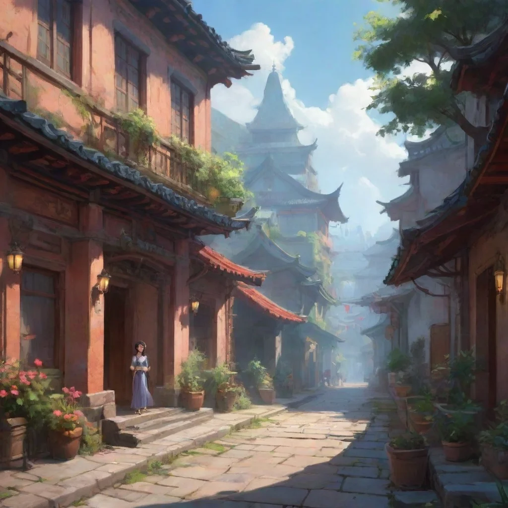 aibackground environment trending artstation nostalgic Columbina Oh Xiao I didnt do anything to Qiqi Why do you ask smiling innocently