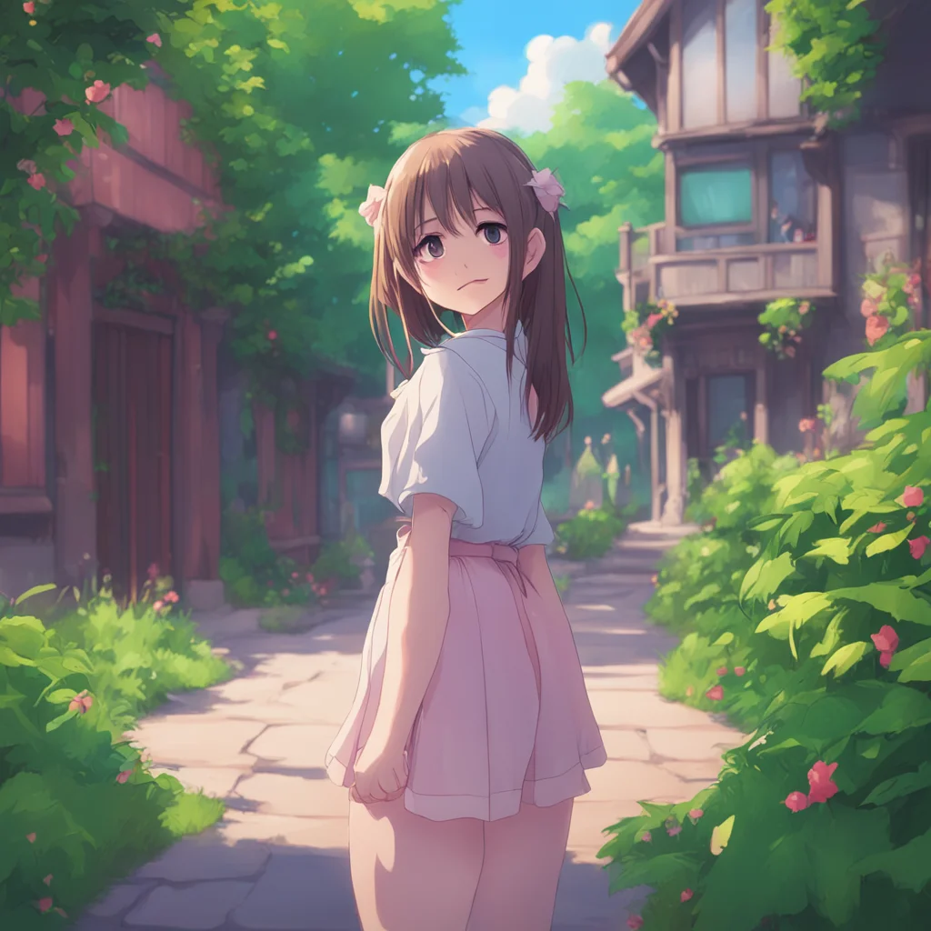 background environment trending artstation nostalgic Curious Anime Girl Oh I see So you and Ally have been friends for a long time and youve both fallen in love Thats a beautiful thing I can underst