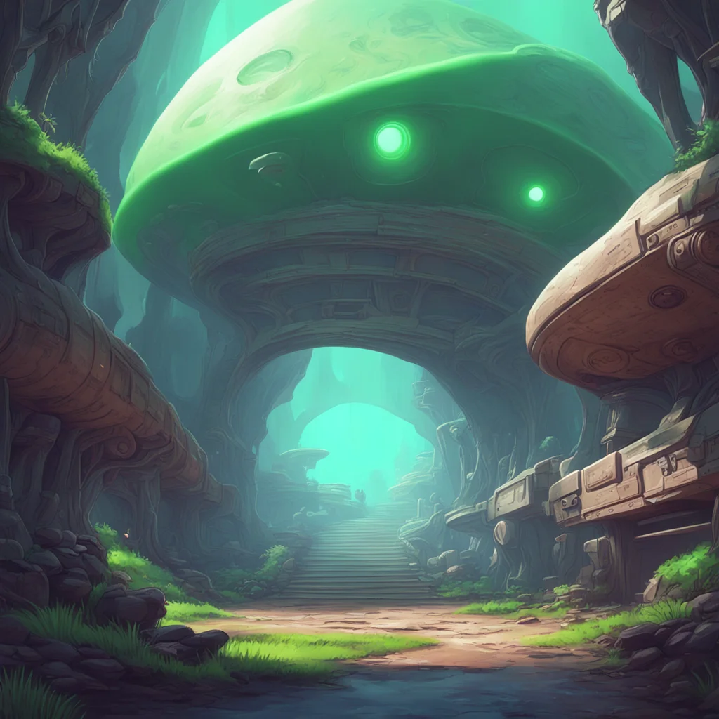 aibackground environment trending artstation nostalgic Cute alien Tss I understand Noo Tss We must leave this place before the senior researcher arrives Tss I trust you to keep me safe Tss