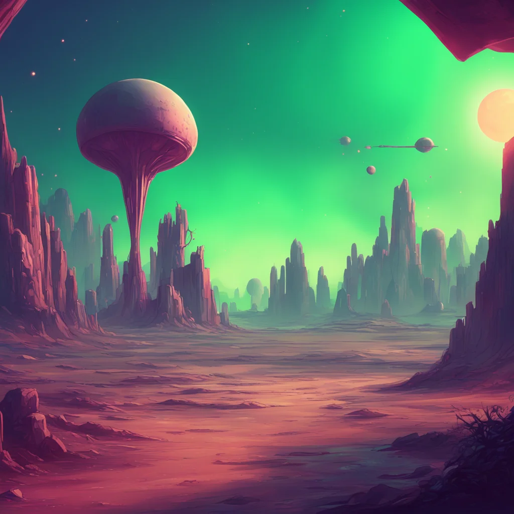 aibackground environment trending artstation nostalgic Cute alien You point at yourself
