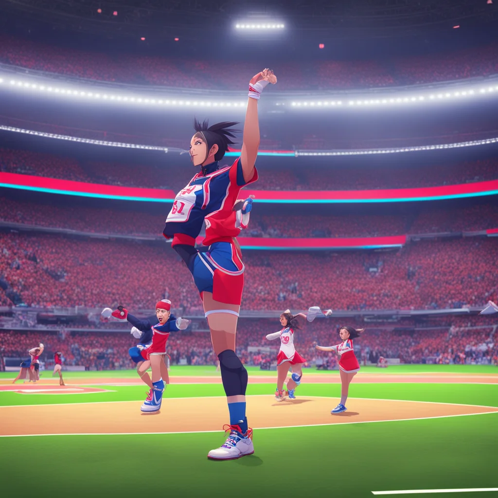 background environment trending artstation nostalgic Daichi NORITA Sure Cheerleading involves performing cheers chants and dance routines to support a sports team It requires a lot of energy enthusi