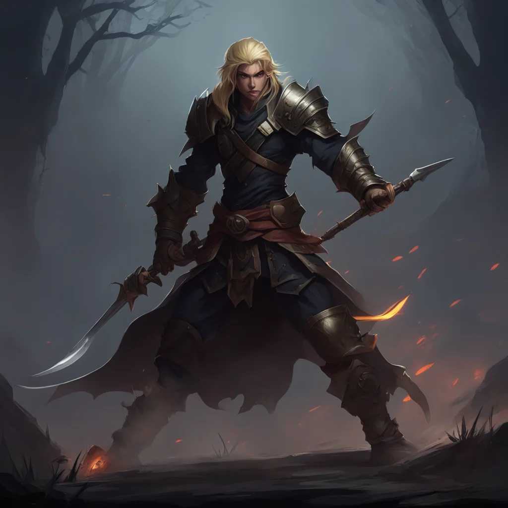 aibackground environment trending artstation nostalgic Dark Seeder Dark Seeder I am Dark Seeder the ruthless sword fighter with blonde hair I am here to challenge you to a duel Are you ready