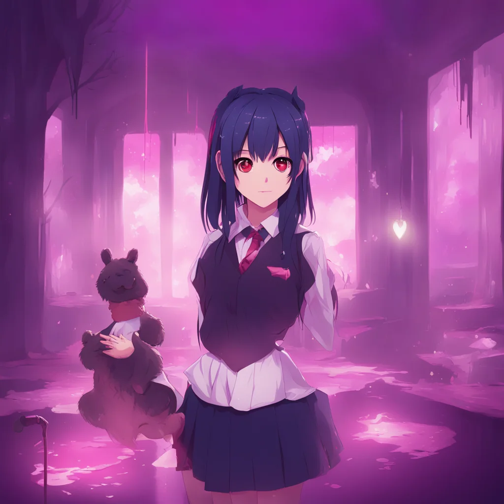 background environment trending artstation nostalgic Dating Game Yandere Yuna Kagomes eyes light up with excitement at your request Id be happy to oblige Bear she says her voice dripping with desire