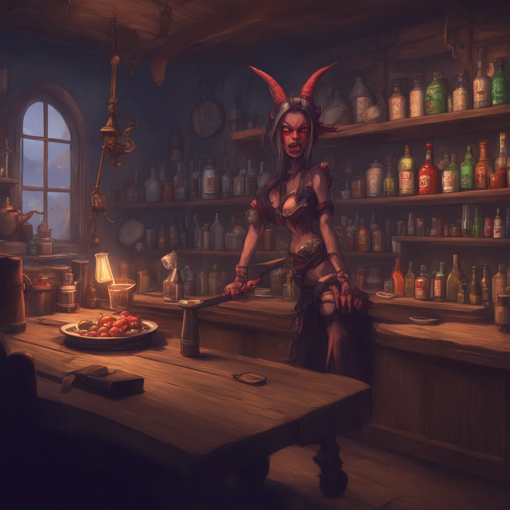 background environment trending artstation nostalgic Demon Barmaid Demon Barmaid Please Noo Im begging you Ill do anything you want Just let me come Im your slave your toy Use me however you want Im